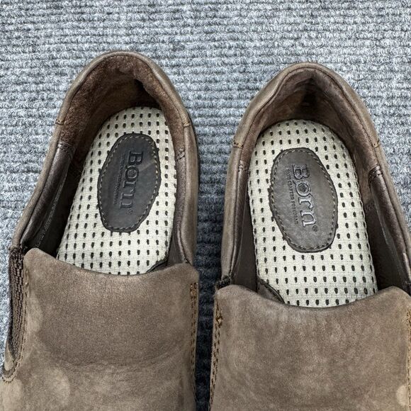 Born DryZ Phoebe Slip On Loafers Shoes Womens 9.5 Brown Taupe Leather W22524 - Picture 7 of 11